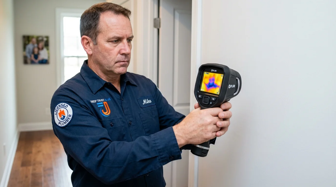 Thermal imaging leak detection by Johns Plumbing LLC in Saint Johns